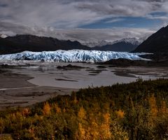 Herbst am Matanuska-Gletscher...
