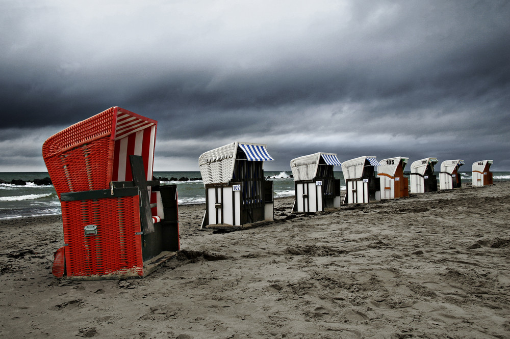 Herbst am Meer von Bodo Kühle