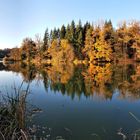          Herbst am Neumühlsee mit Spiegelung