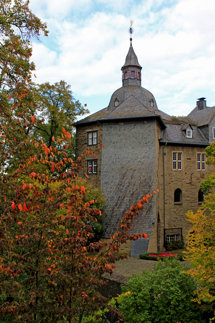 Herbst am oberen Schloss in Siegen