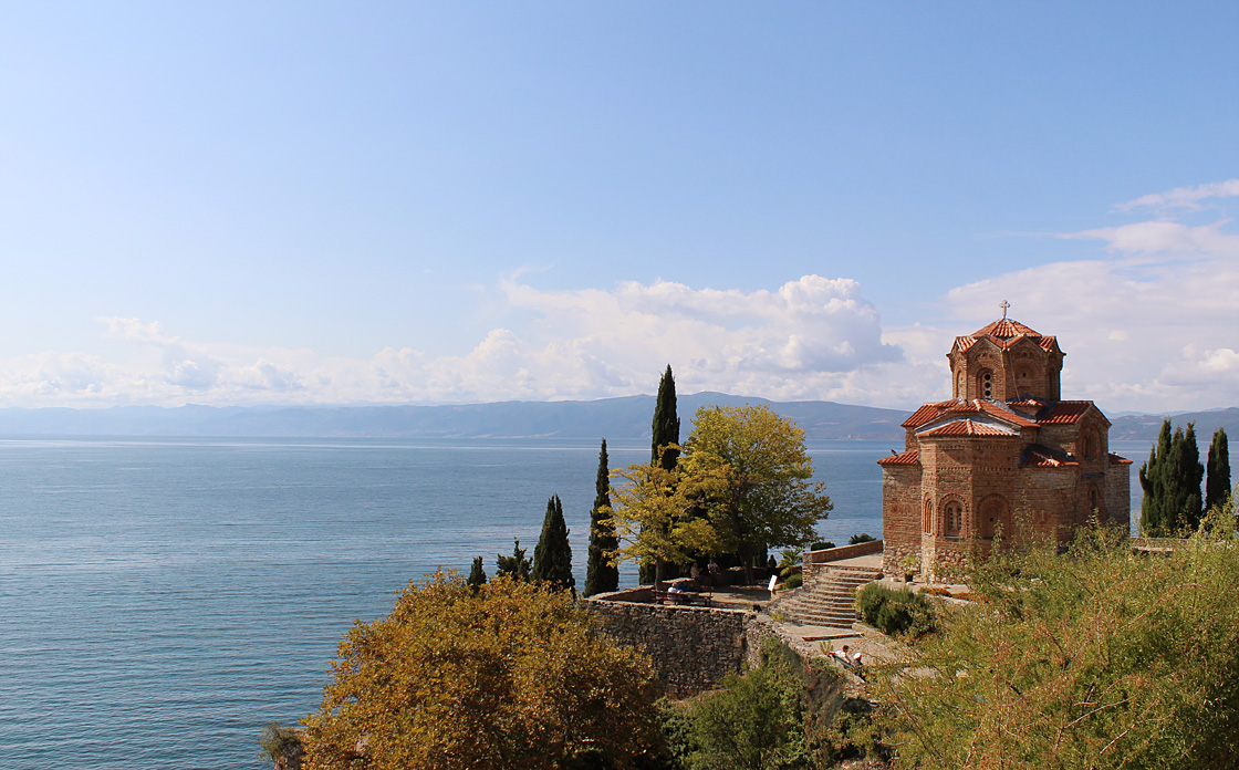 Herbst am Ohrid See