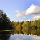 Herbst am Park Manhagen Teich Ahrensburg