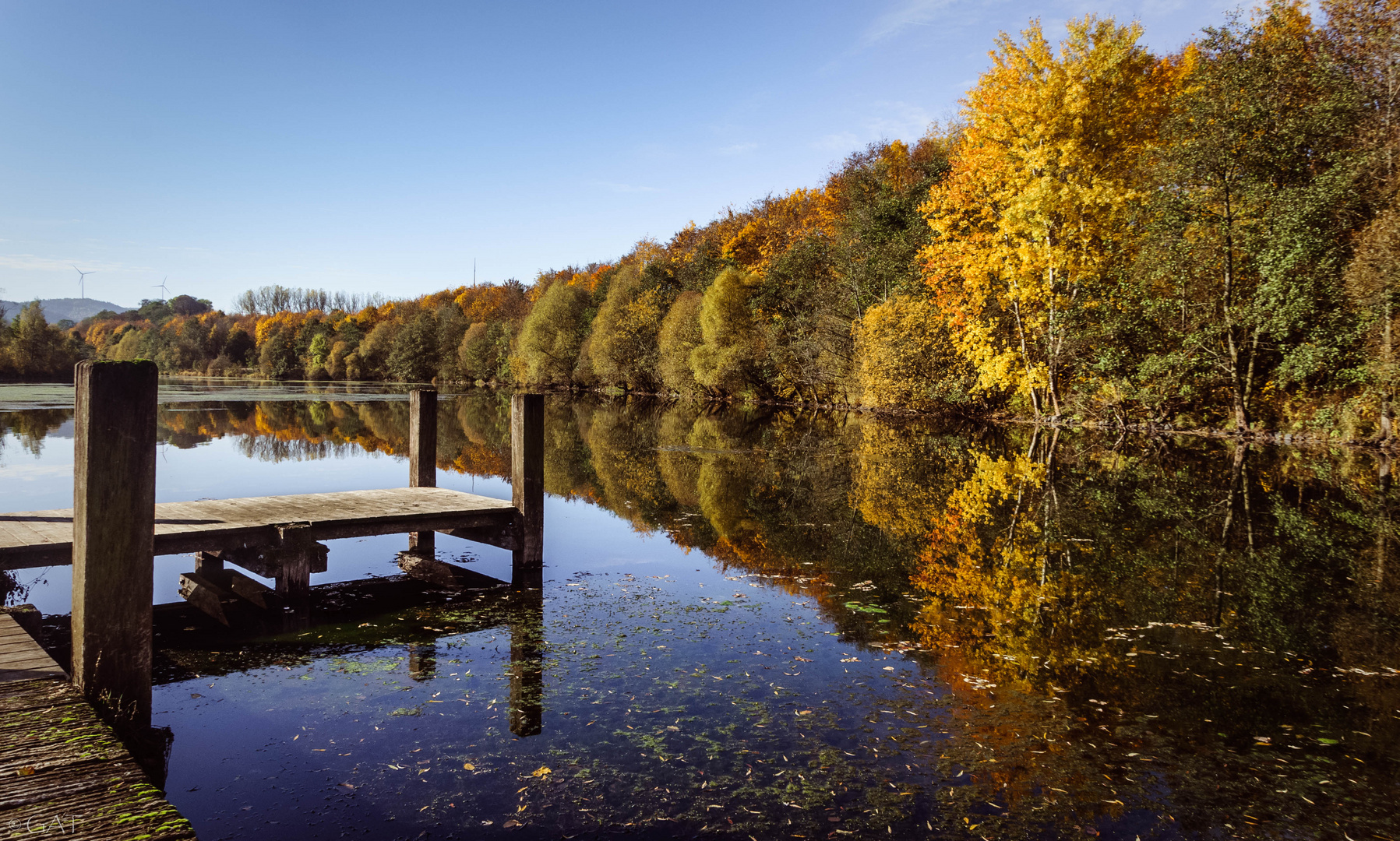 Herbst am Perfstausee