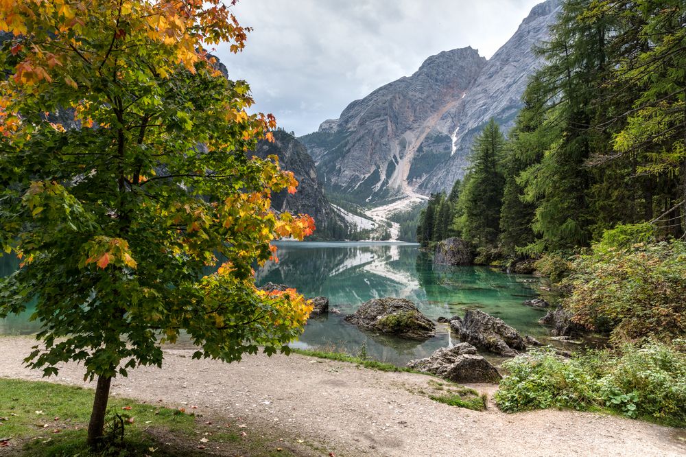 Herbst am Pragser Wildsee