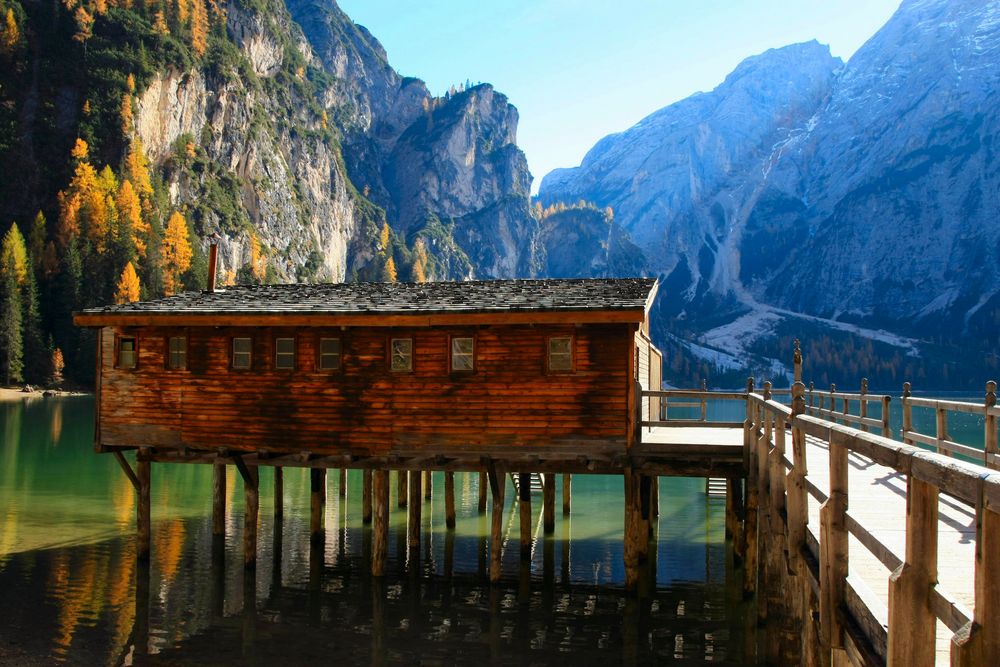 Herbst am Pragser Wildsee