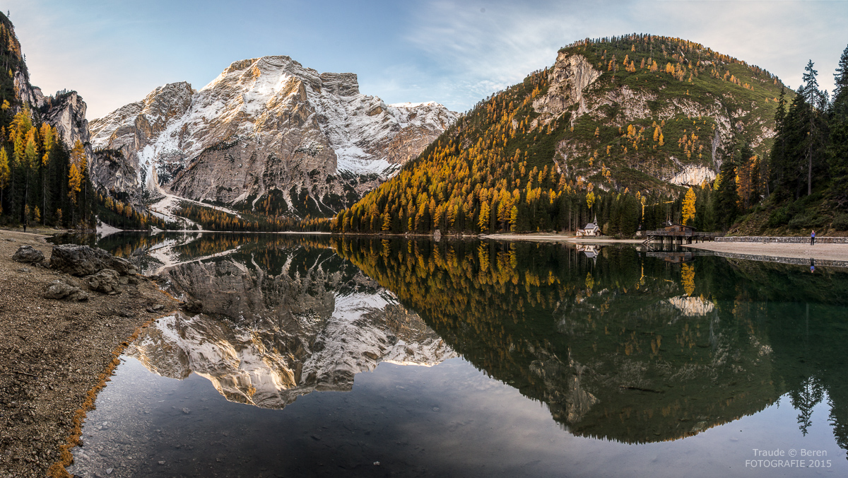 Herbst am Pragser Wildsee