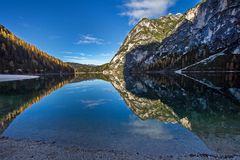 Herbst am Pragser Wildsee, Südtirol