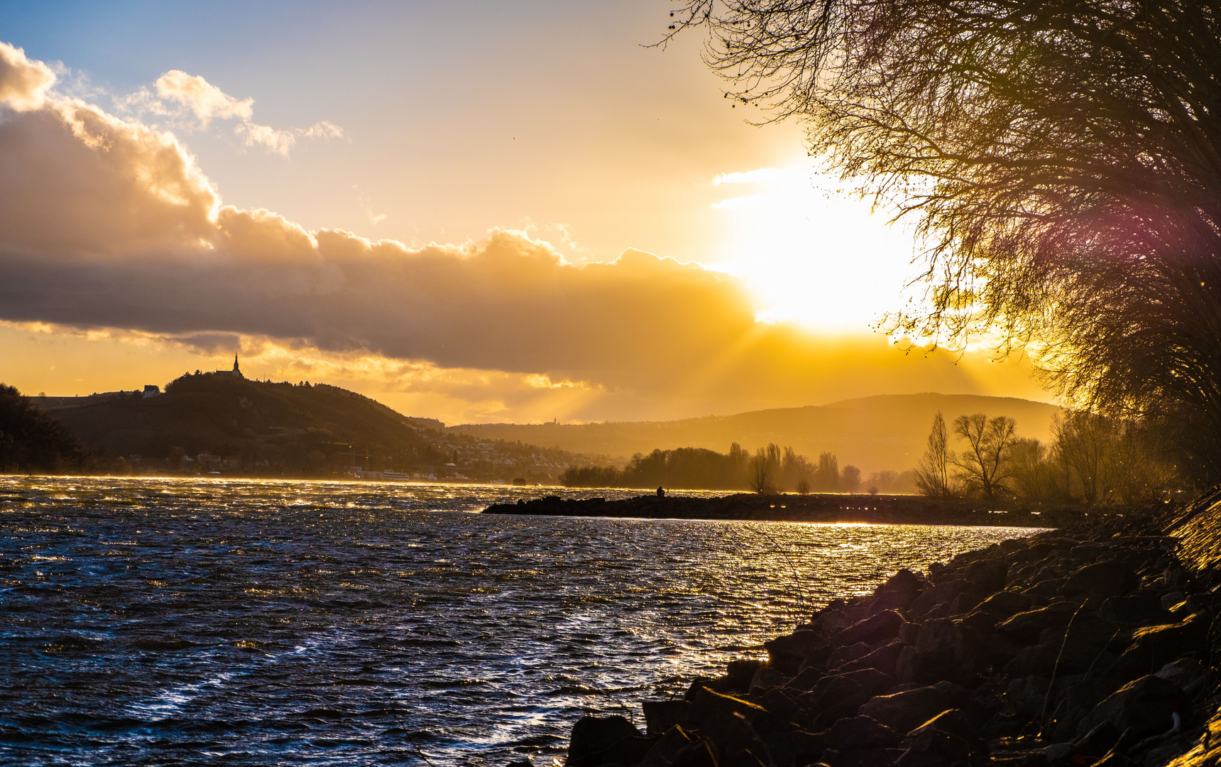 Herbst am Rhein.