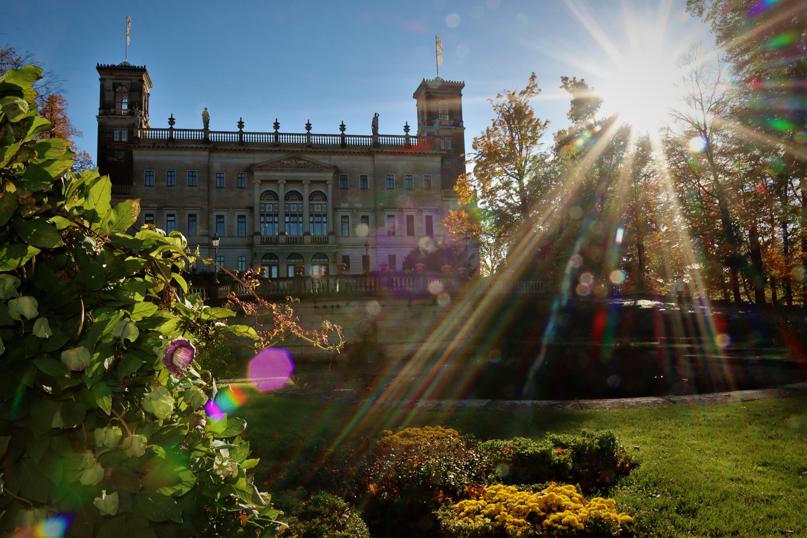 Herbst - am Schloss Albrechtsberg Dresden (8)