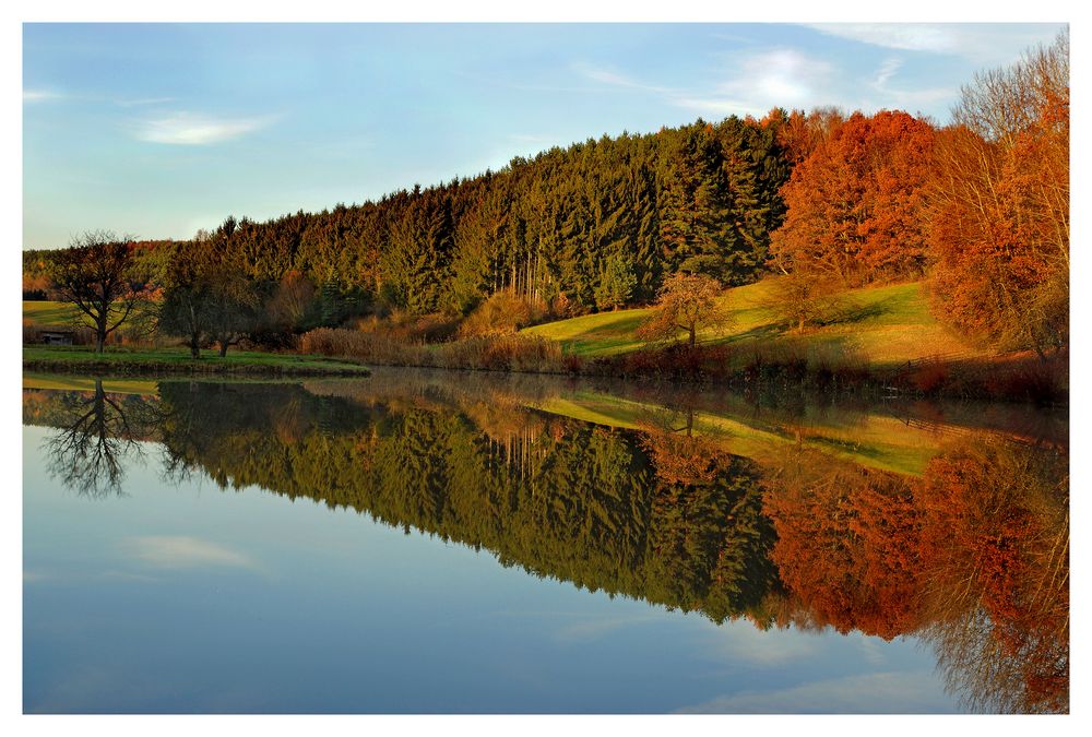 Herbst am See Foto & Bild | deutschland, europe, bayern Bilder auf