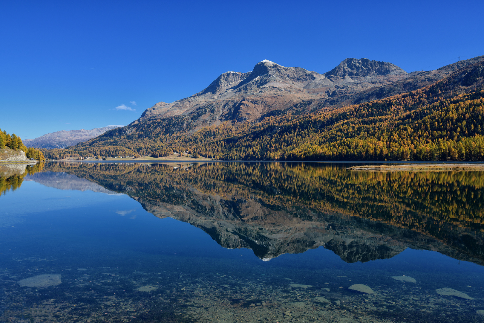 Herbst am Silser See