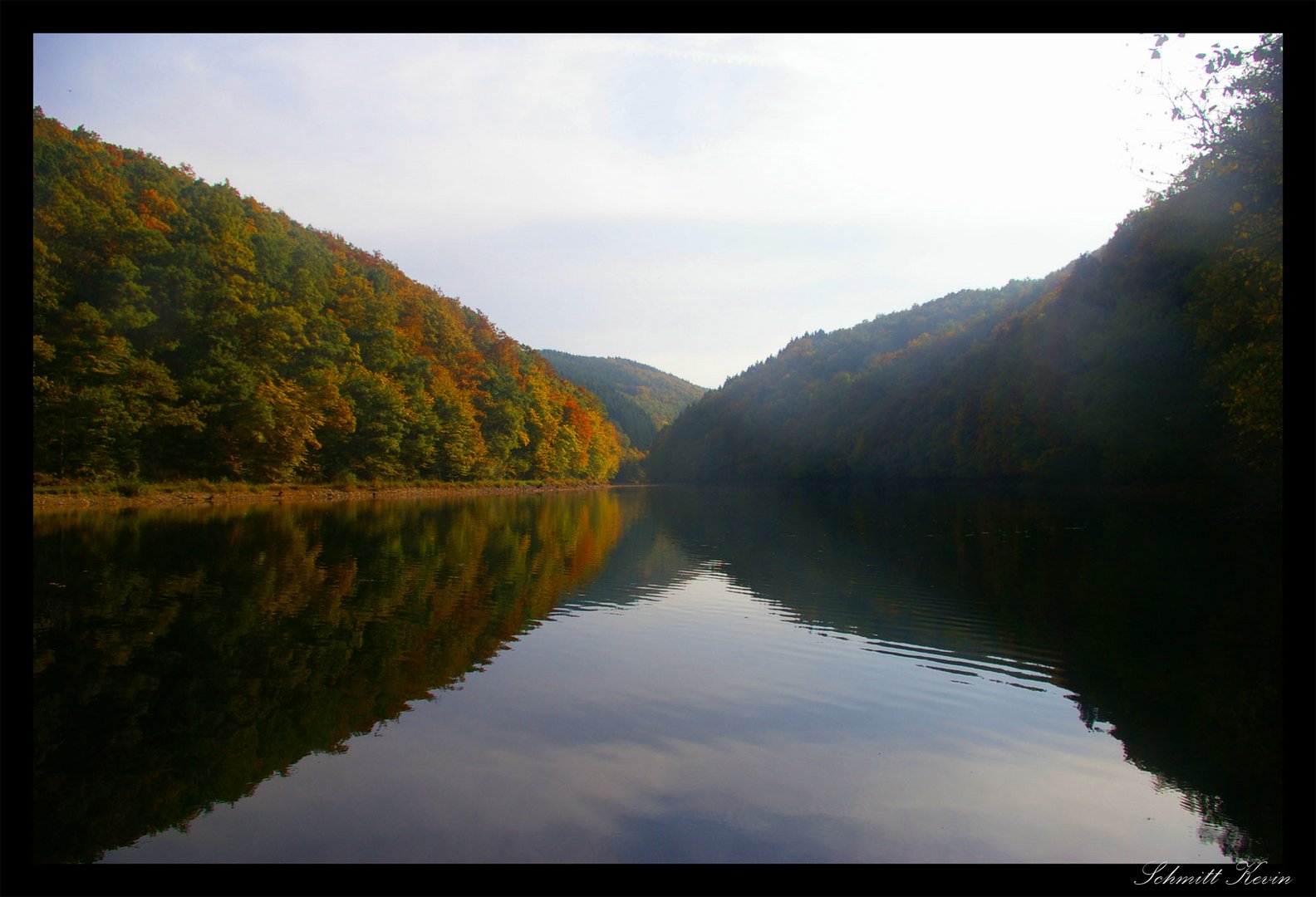 Herbst am Stau