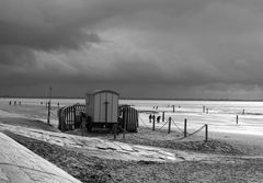 Herbst am Strand von Norderney