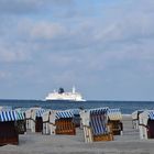 Herbst am Strand von Warnemünde