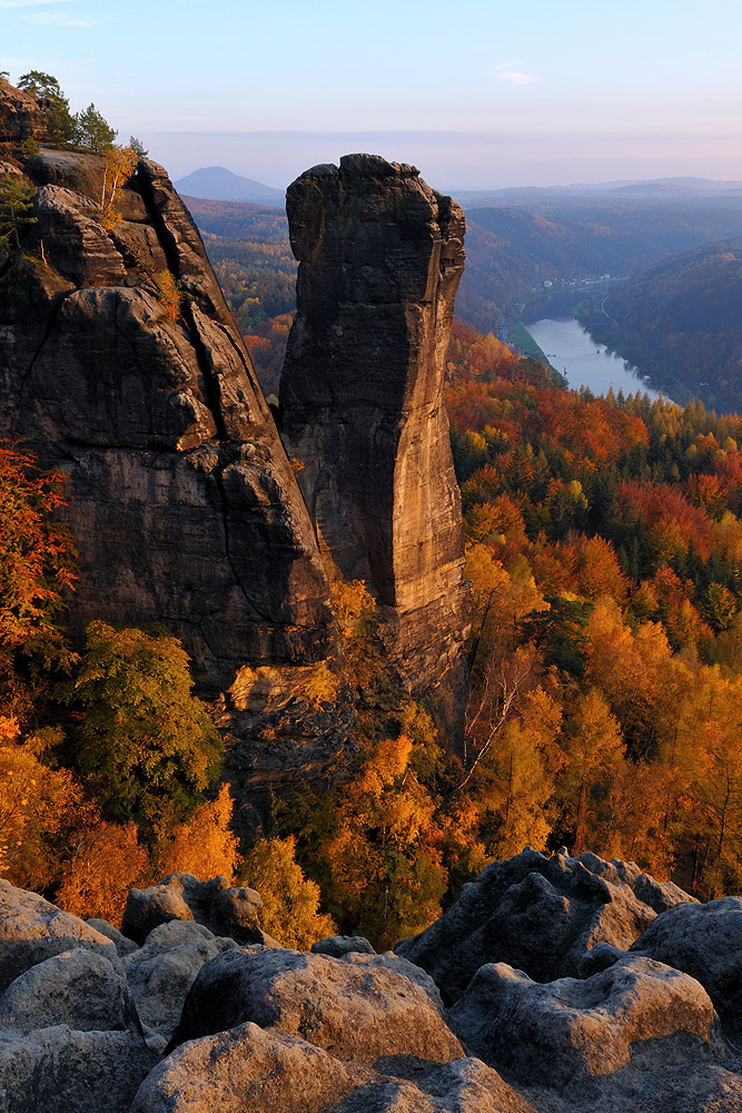 Herbst am Teufelsturm - Sächsische Schweiz