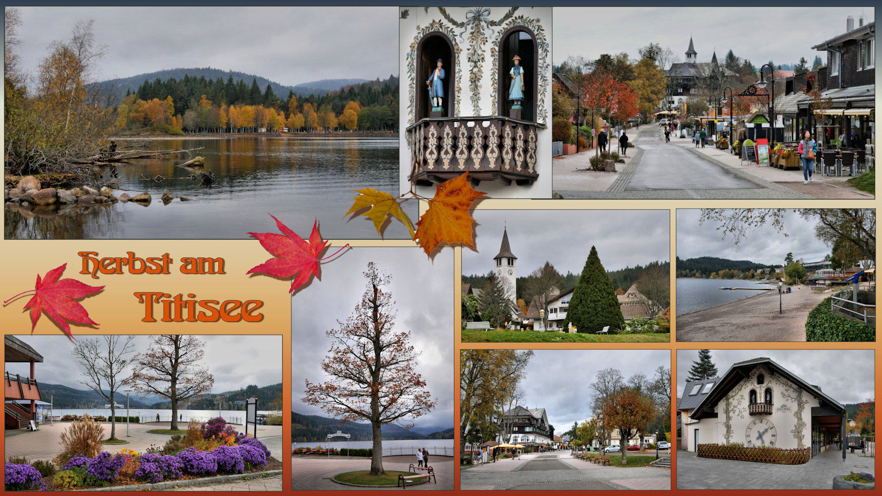 Herbst am Titisee. .