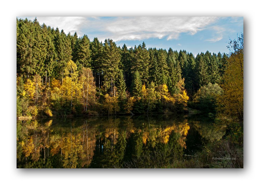 Herbst am Vorbecken Weißbach