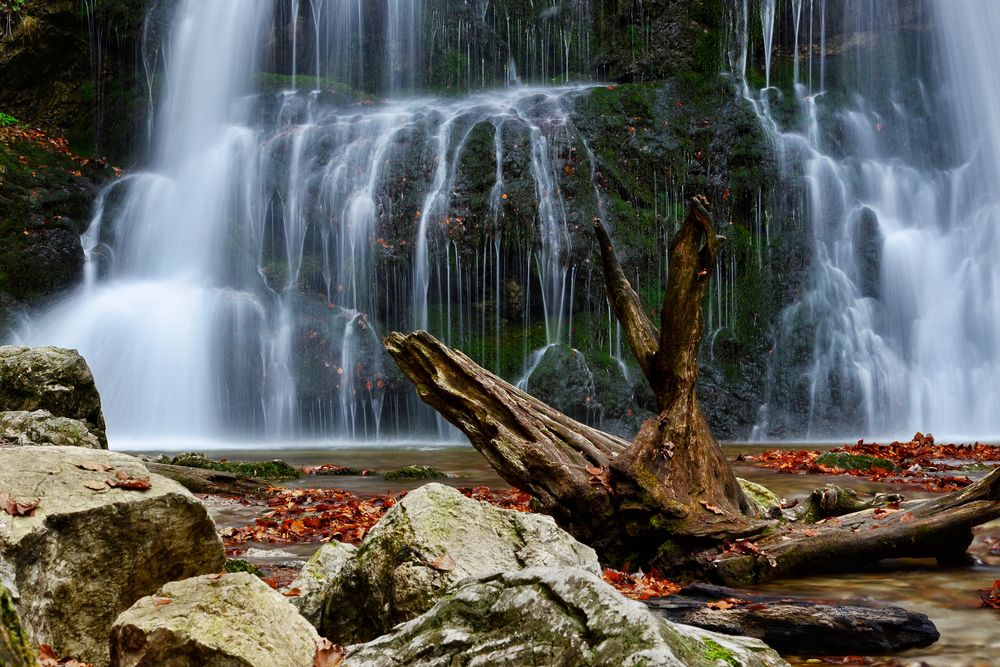 Herbst am Wasserfall