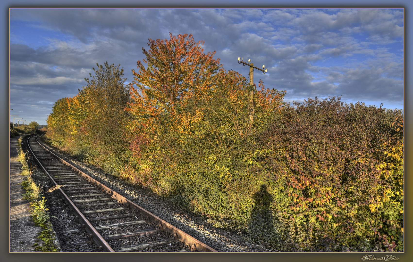 Herbst an den Bahngleisen 2