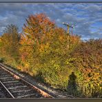 Herbst an den Bahngleisen 2