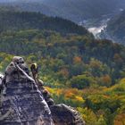 Herbst an den Schrammsteinen