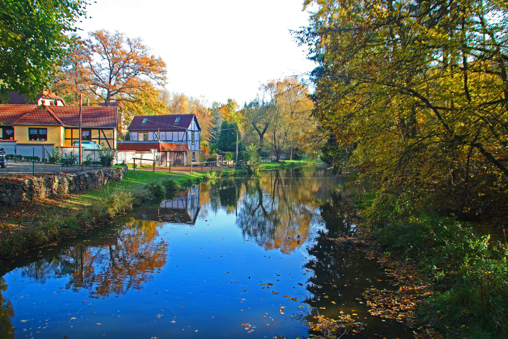 Herbst an der Aumatalsperre