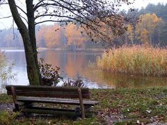 Herbst an der Badestelle