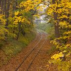 Herbst an der Bahnlinie