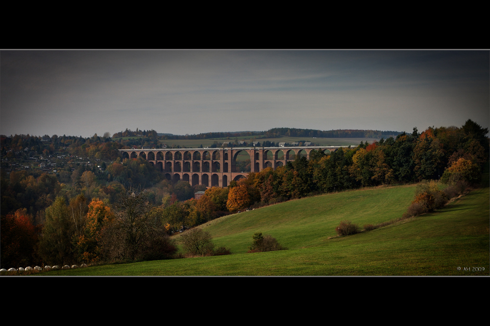 Herbst an der Brücke