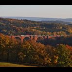 Herbst an der Elstertalbrücke