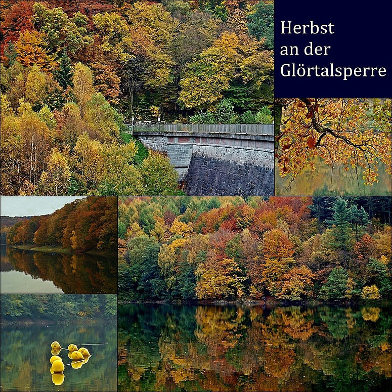 Herbst an der Glörtalsperre