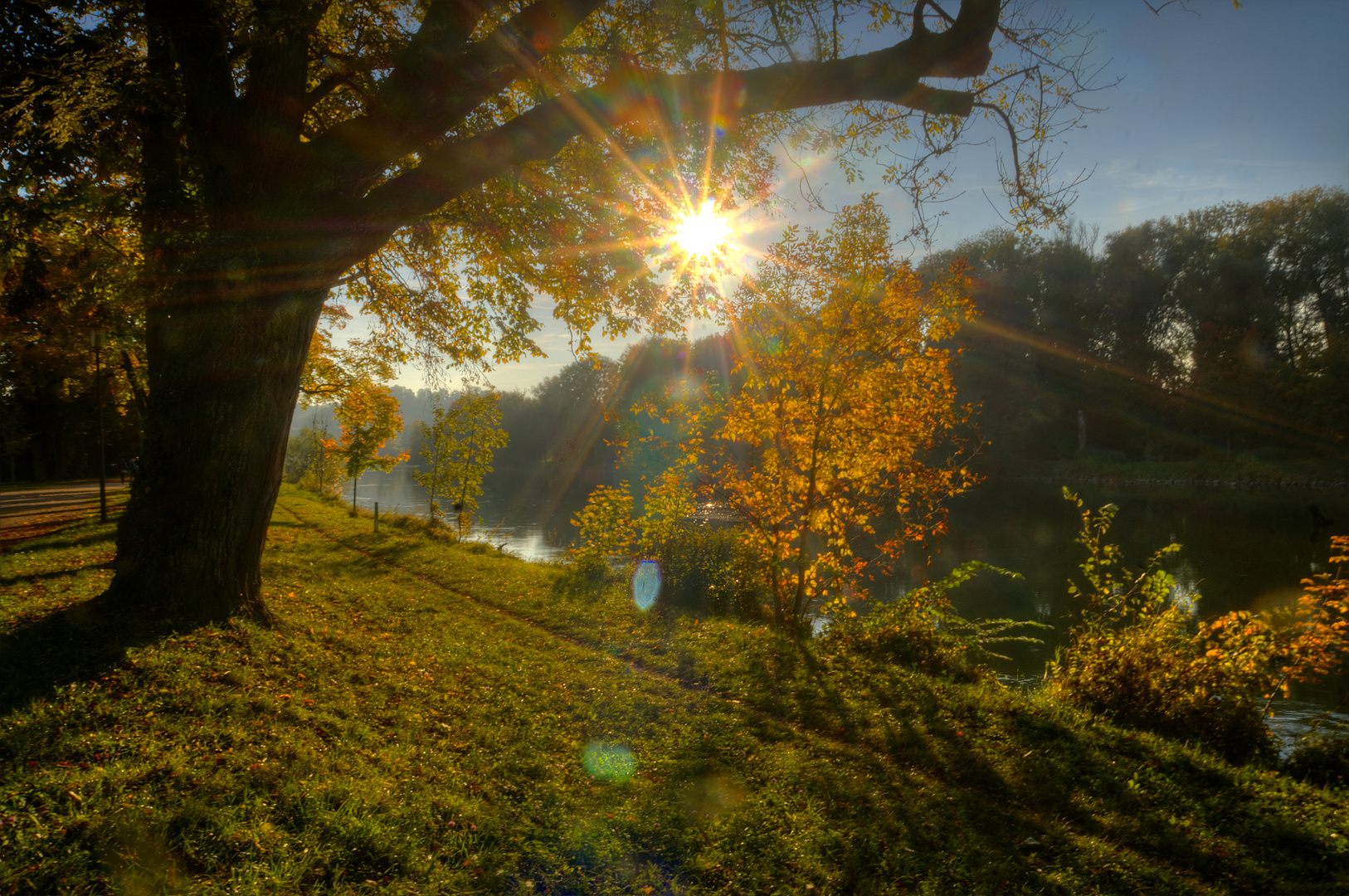 Herbst an der Isar