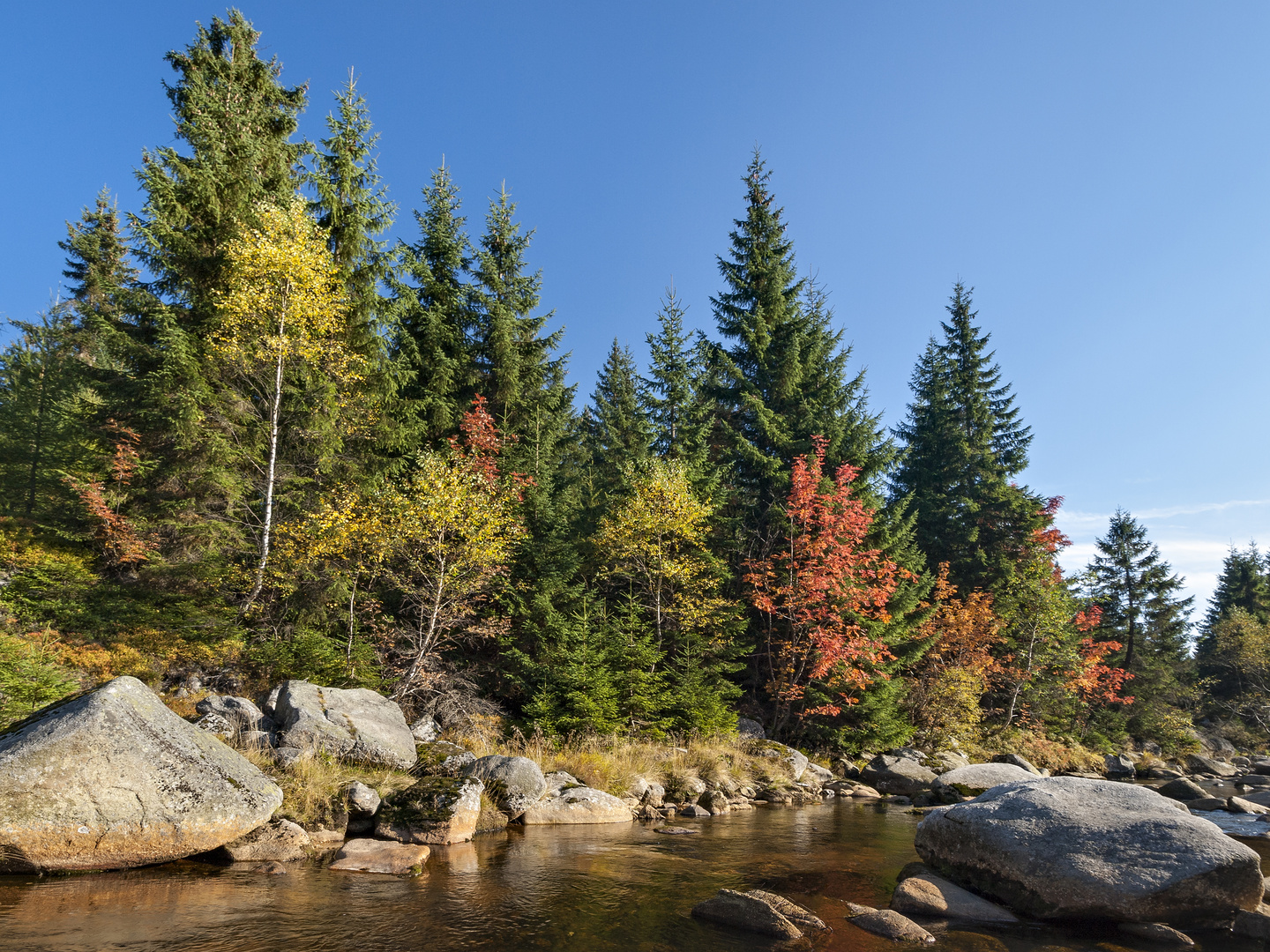 Herbst an der Iser