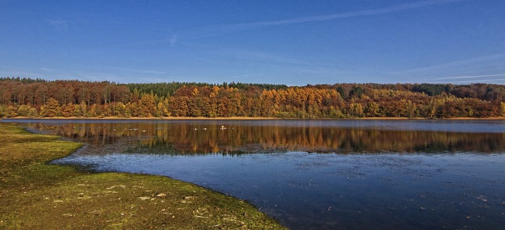 Herbst an der Lingese Talsperre