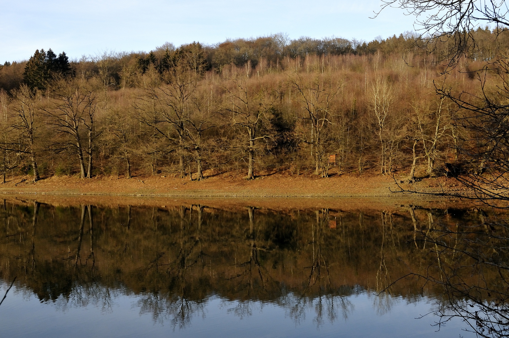 Herbst an der Lingeseetalsperre