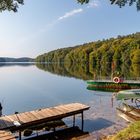 Herbst an der Luzinfähre