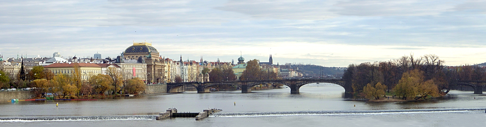 Herbst an der Moldau