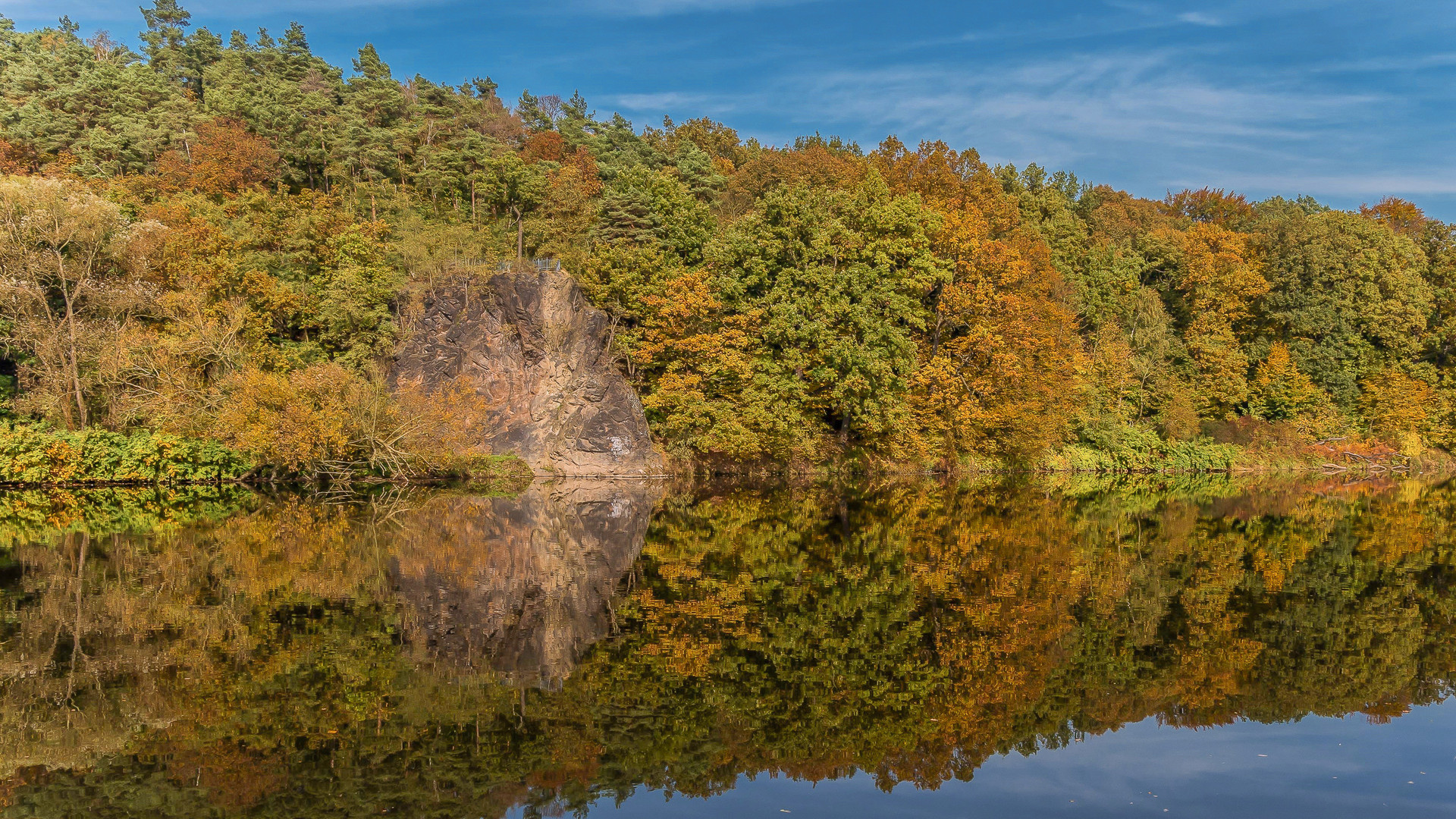 Herbst an der Mulde