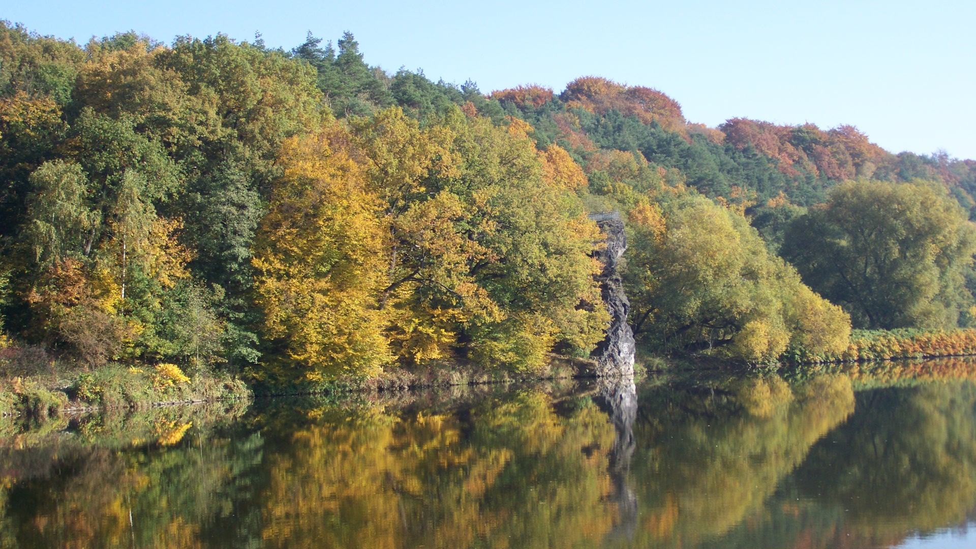 Herbst an der Mulde / L'automne à la rivière Mulde