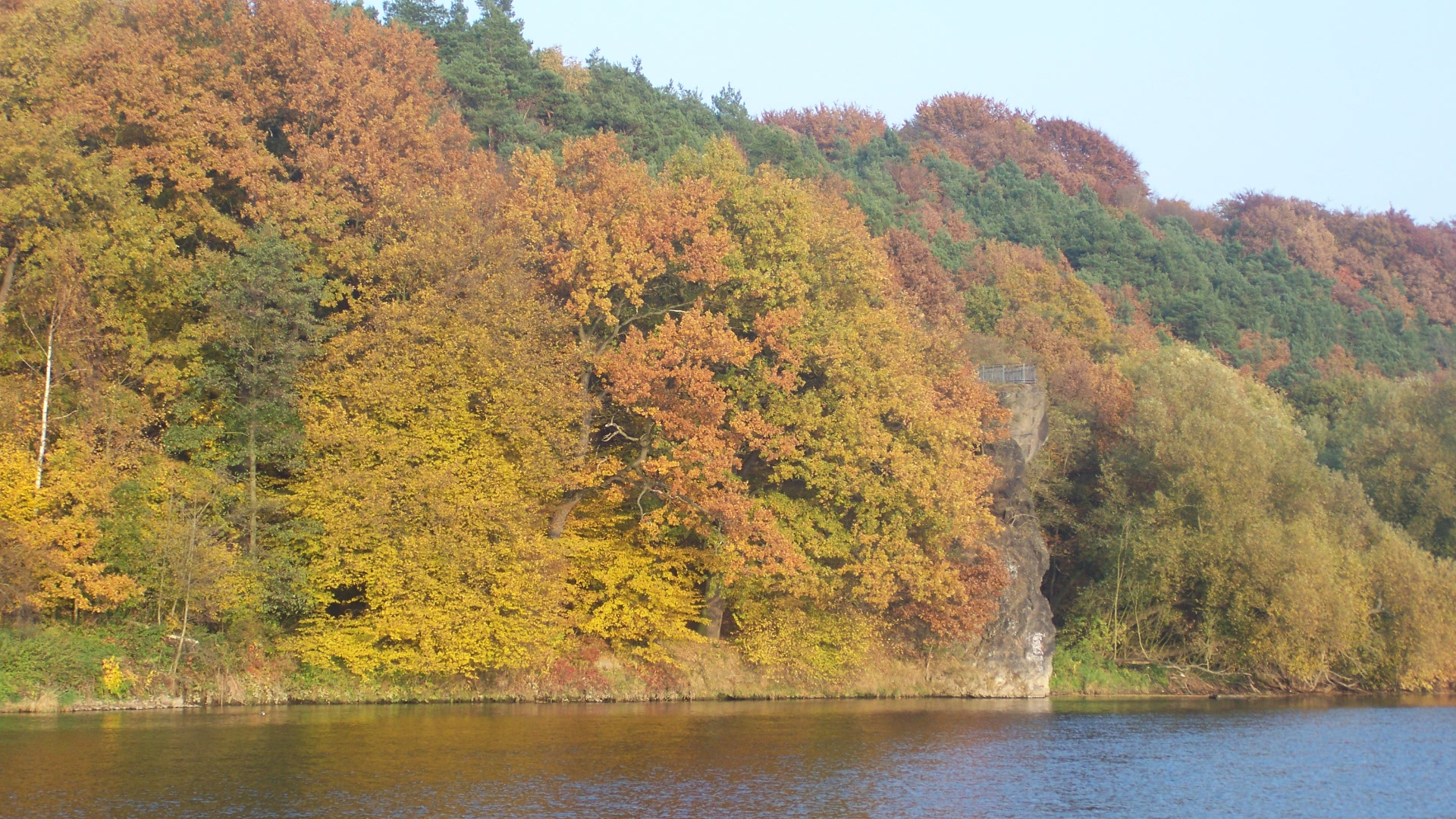 Herbst an der Mulde /L'automne sur la Mulde