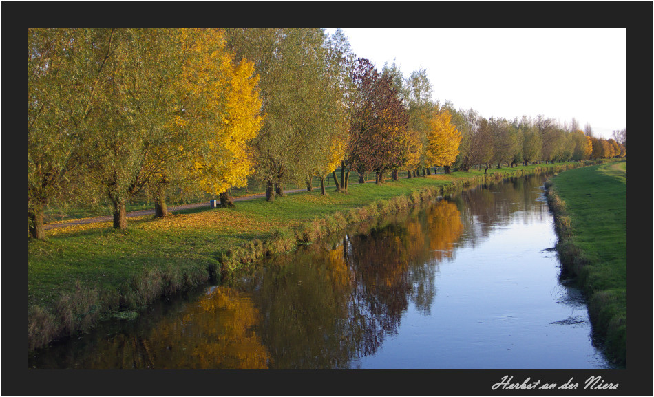 Herbst an der Niers