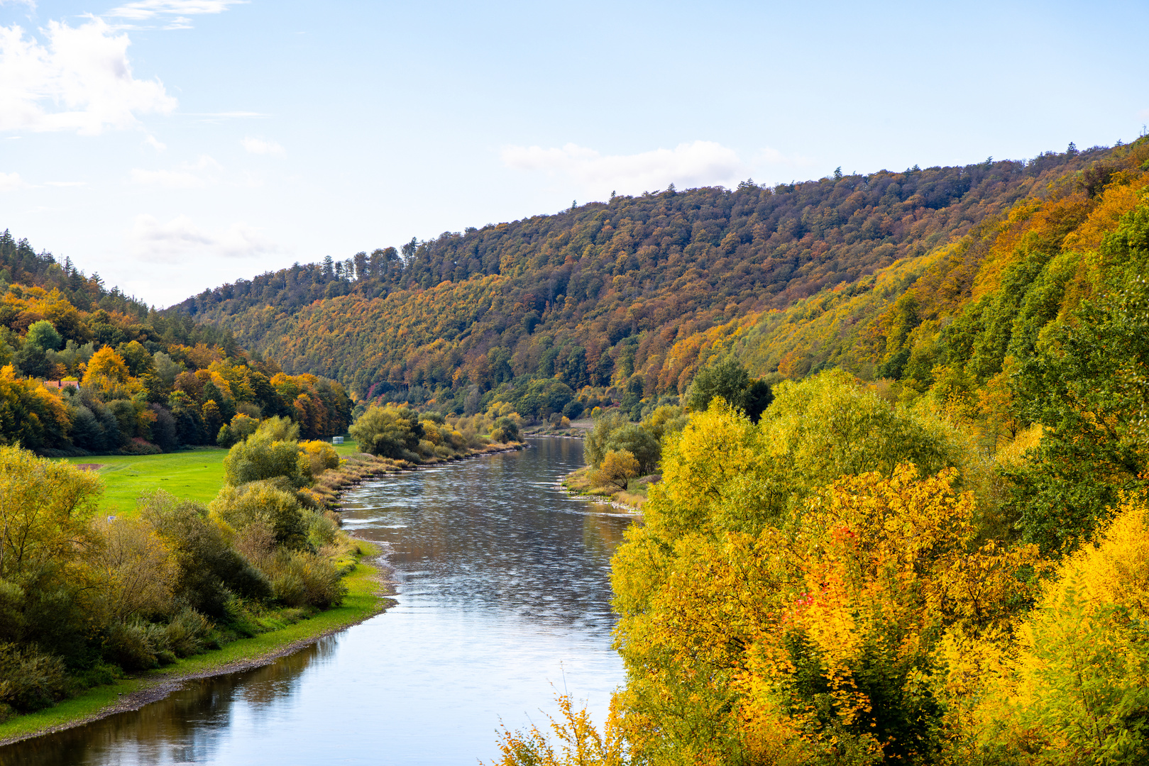 Herbst an der Oberweser