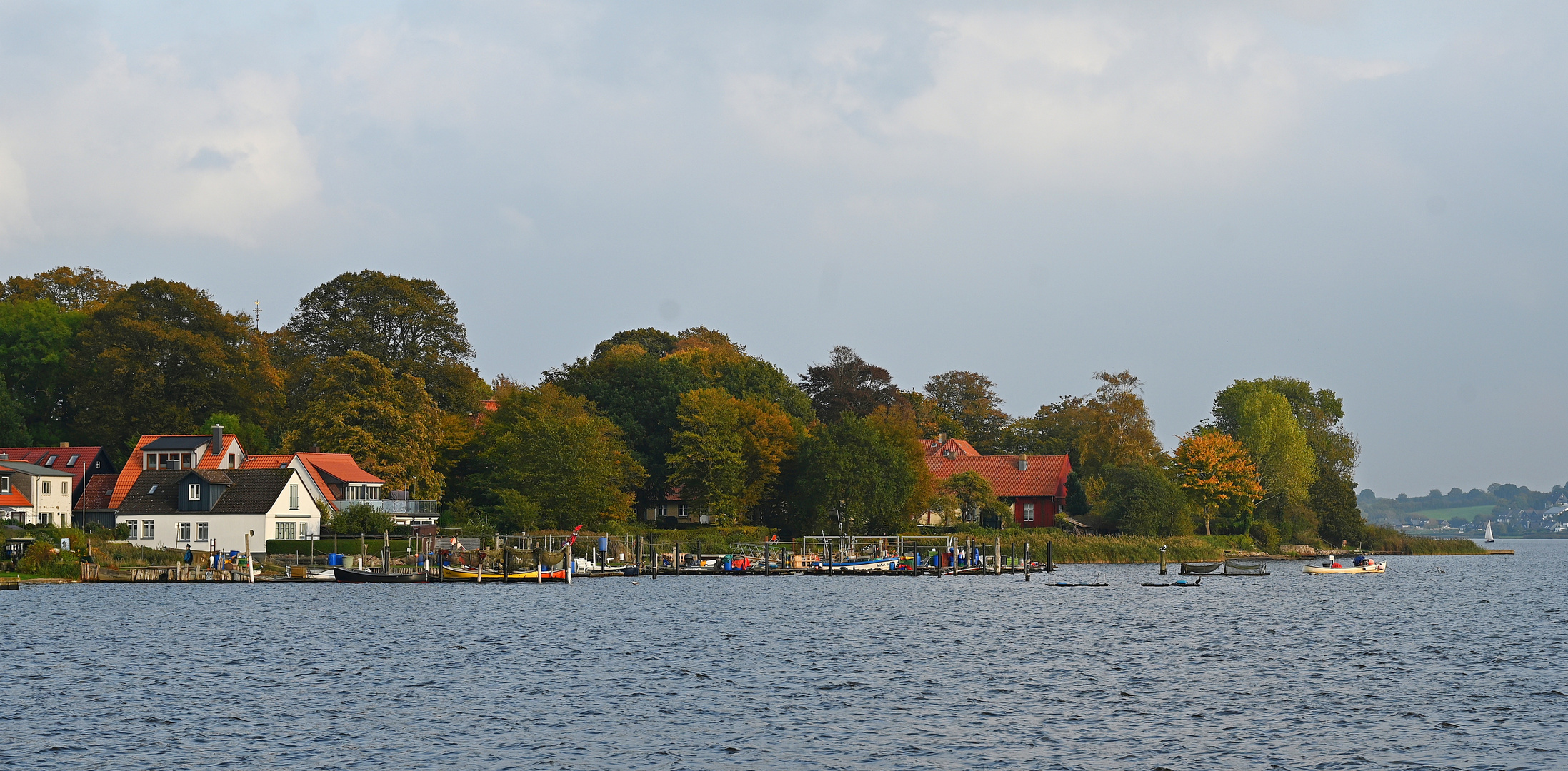 Herbst an der Schlei bei Schleswig