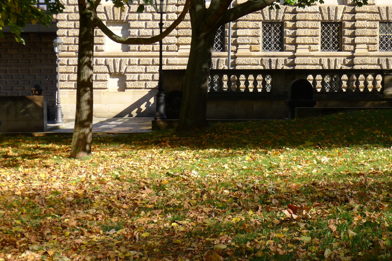 Herbst an der Semperoper