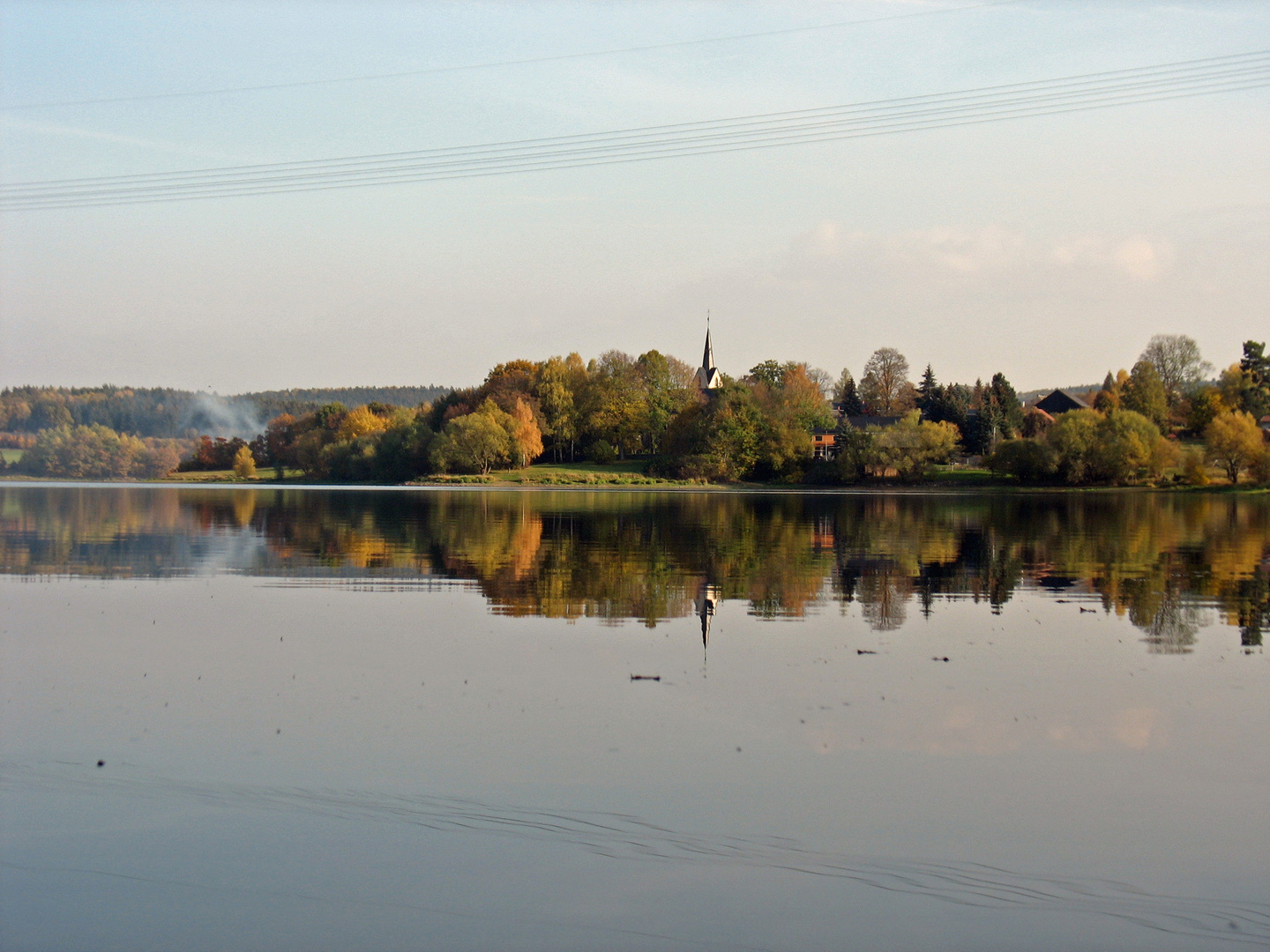 Herbst an der Talsperre Pöhl III