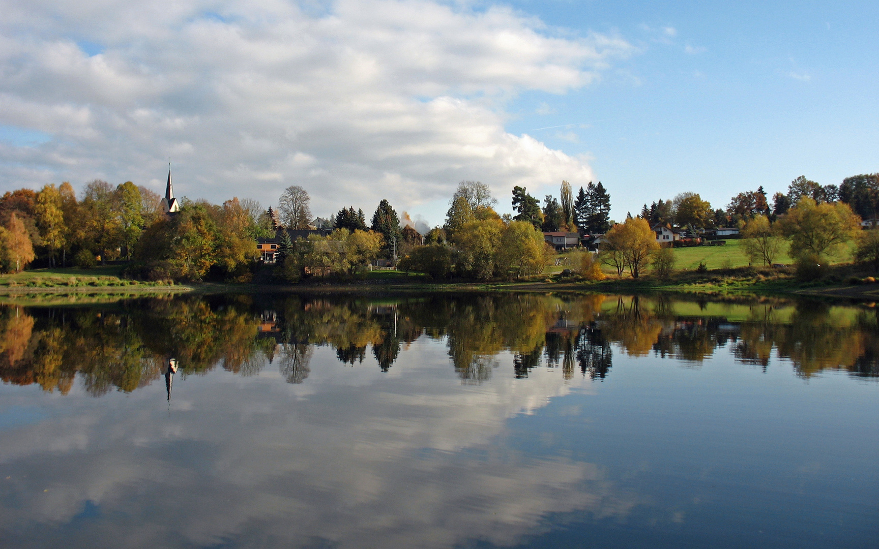 Herbst an der Talsperre Pöhl VI