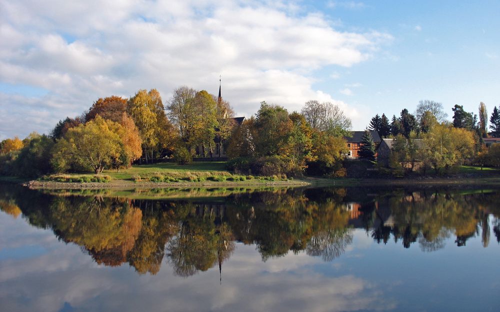 Herbst an der Talsperre Pöhl VII