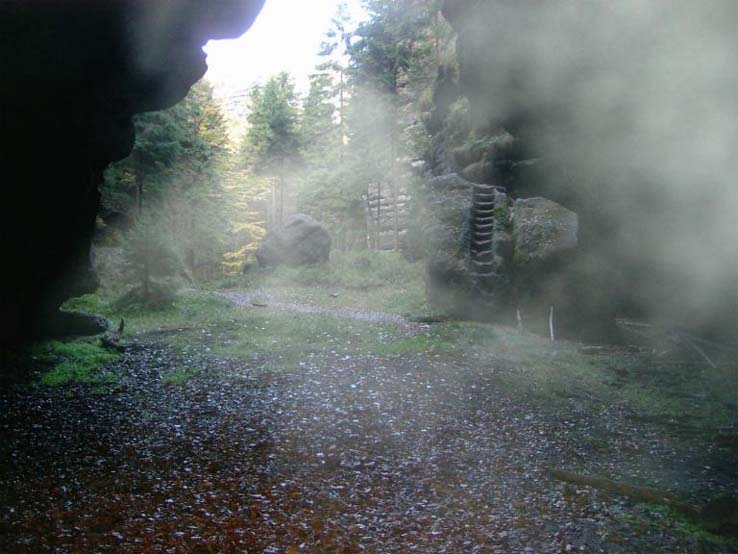 Herbst an der Webergrotte