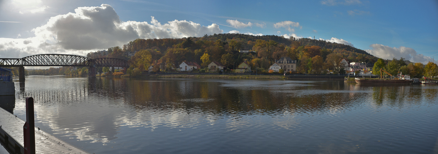 Herbst an der Weser