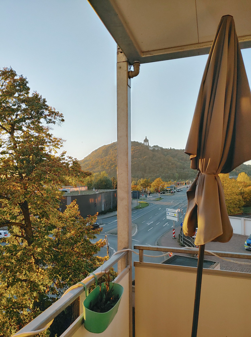 Herbst auf dem Balkon
